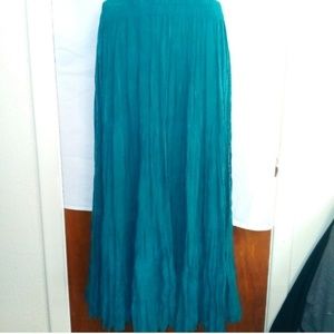 Red Rock Reflection teal rippled Skirt